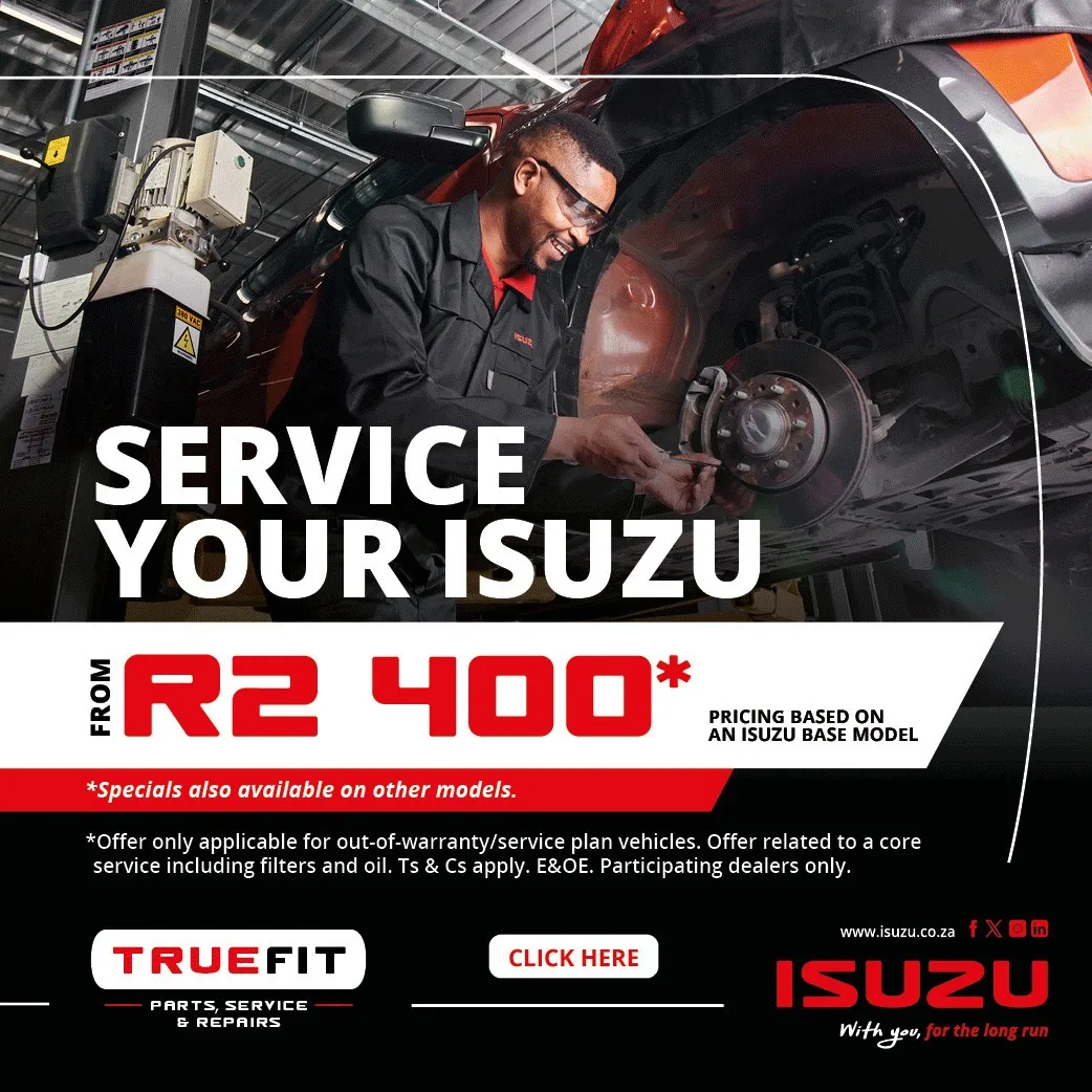 Fuzion Isuzu - Service banner